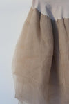 Marc Le Bihan Silk Skirt Six-layer Tulle 25930 Series French Hand-dyed MLB-25930-SKIN Skin Color
